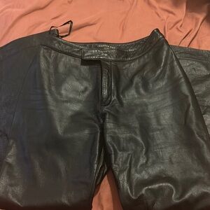 Black Leather Pants